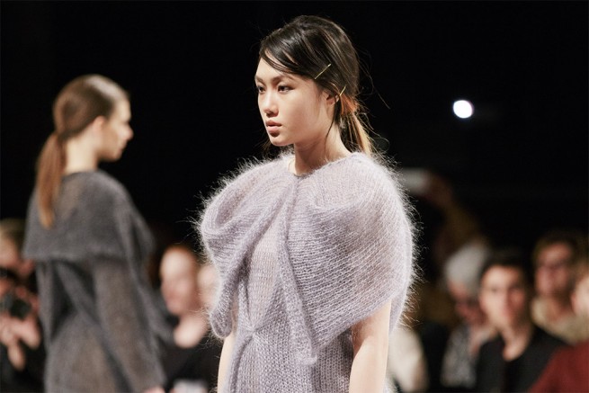 Modenschau Foto Designstudenten