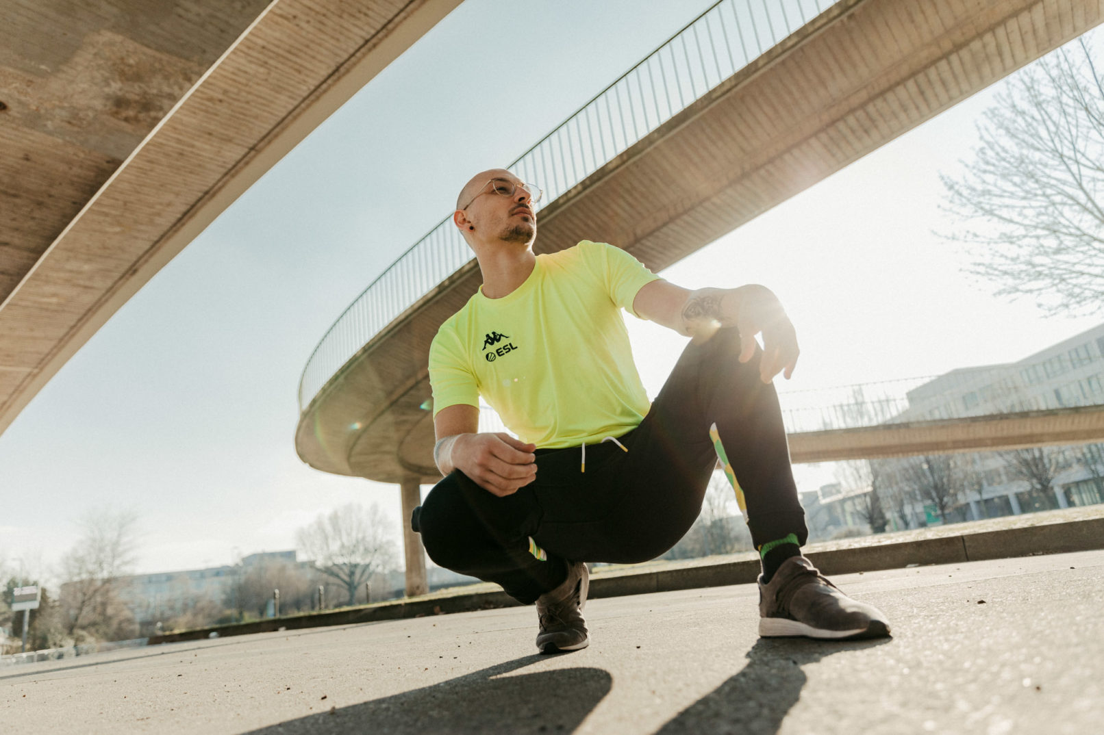 Male Model at Editorial Shooting for esl and kappa collection