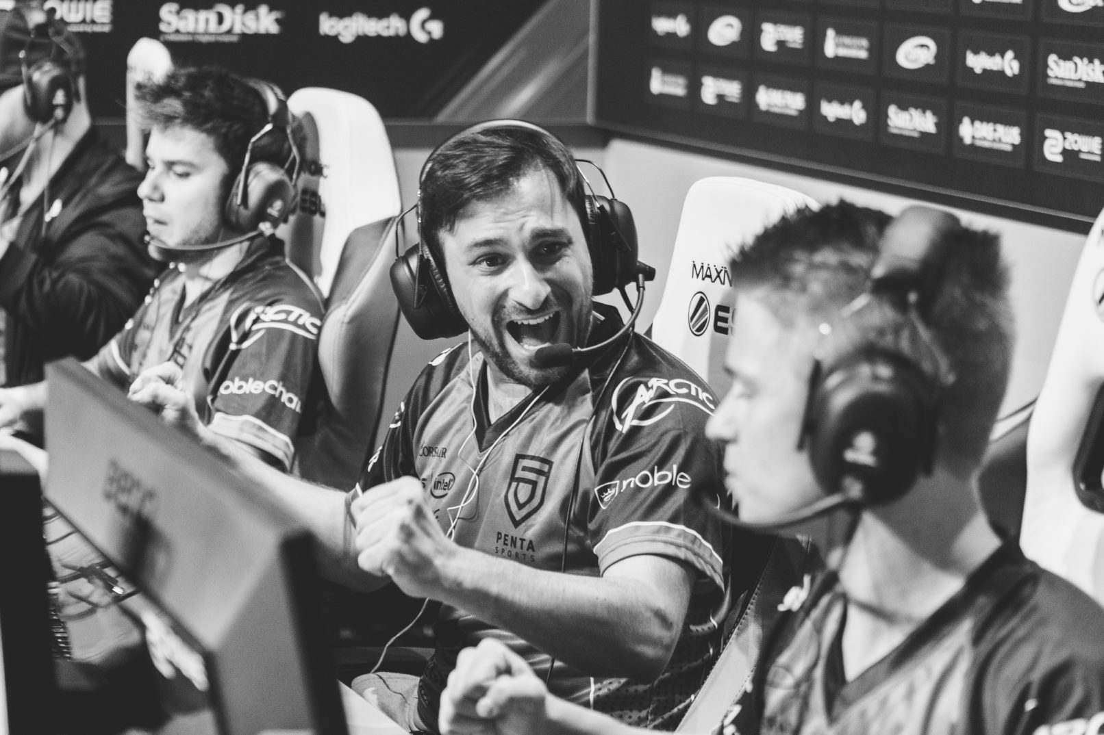 E Sport Foto auf der Gamescom