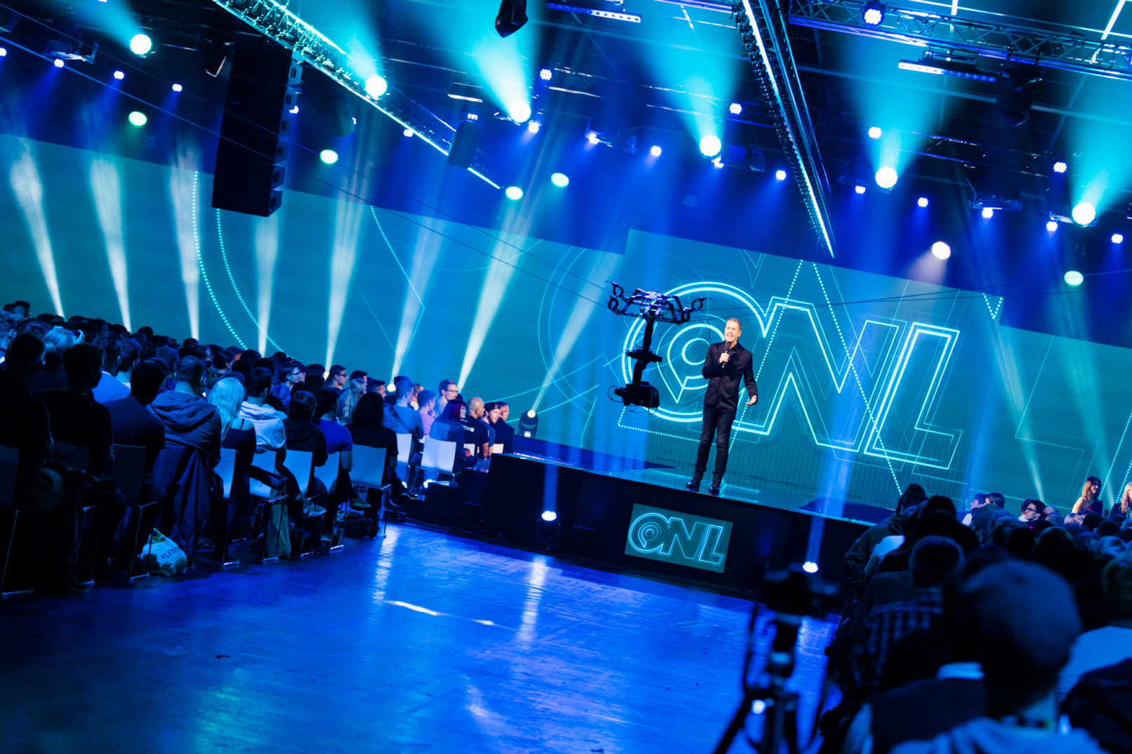 Geoff Keighley auf der opening night Gamescom 2019