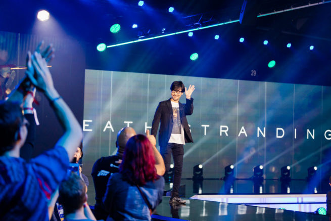 Hideo Kojima bei Gamescom Opening Night Live 2019