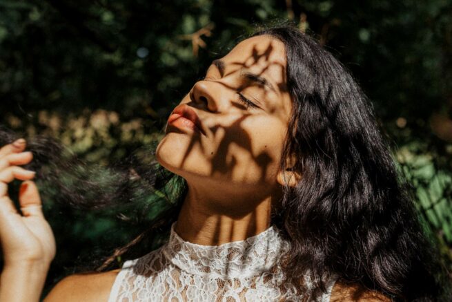 summer editorial photo female