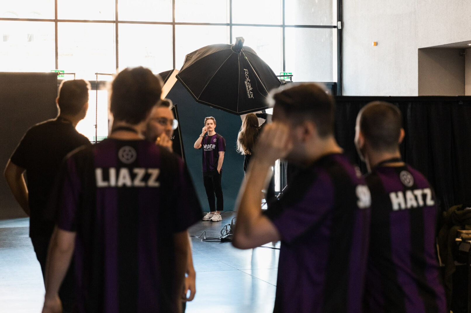 behind the scenes portrait photography in e sports