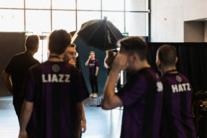 behind the scenes portrait photography in e sports